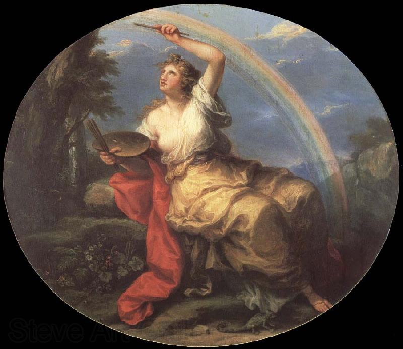 Angelica Kauffmann Color Norge oil painting art